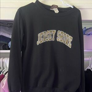 Black Jersey Shore Sweatshirt